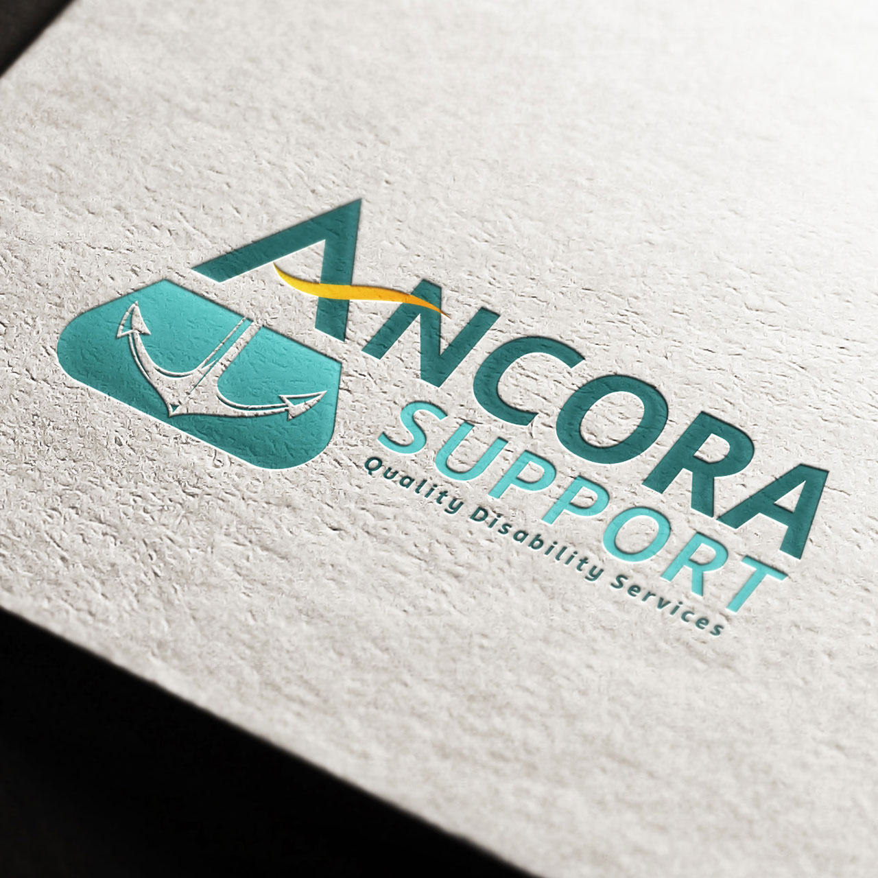 Ancora Support Logo and Brand Design