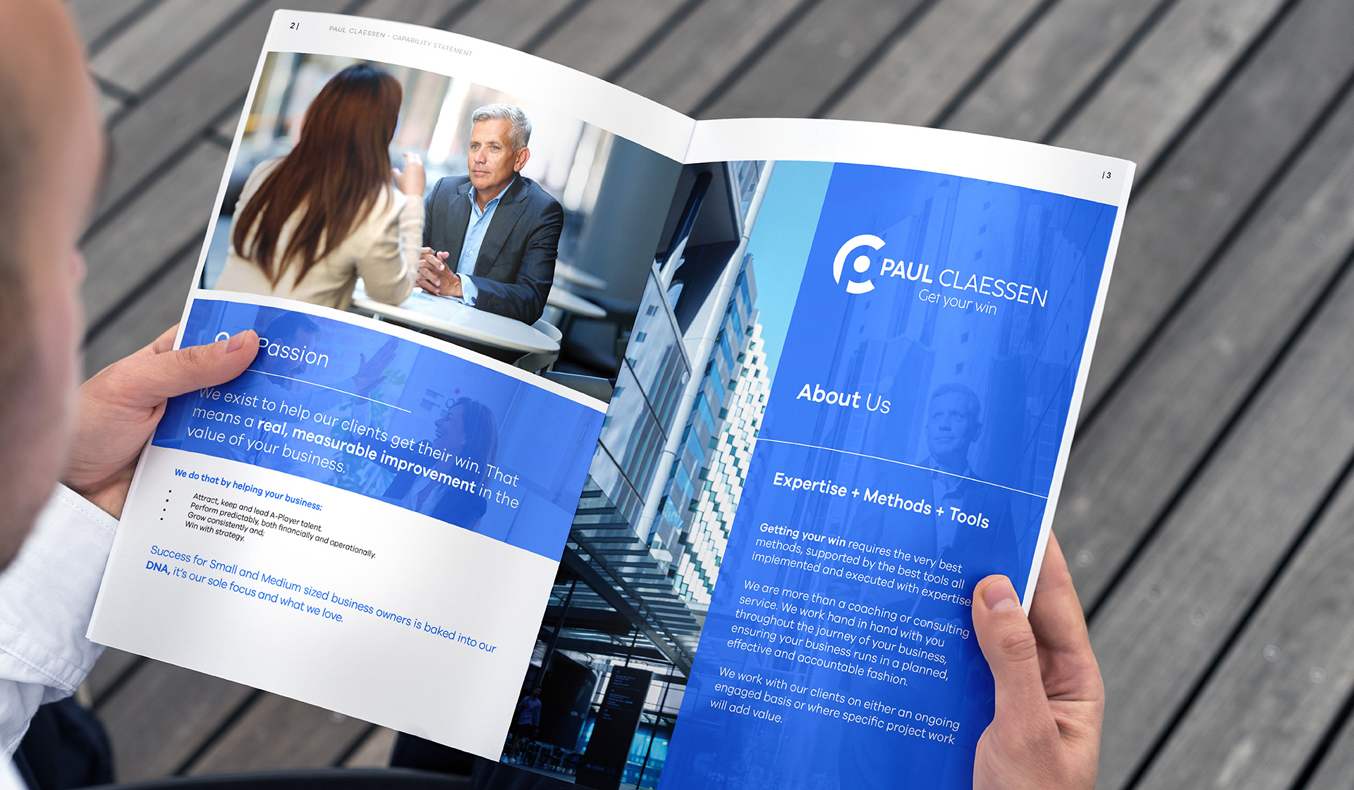 Paul Claessen Company Profile Mockup