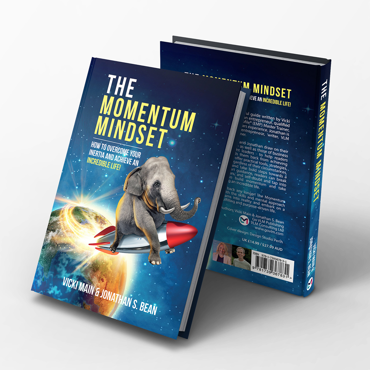 The Momentum Mindset Book Cover Design