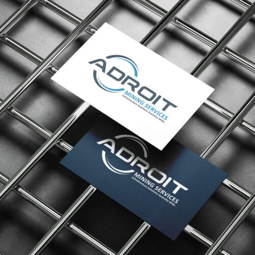 Adroit Mining Services Business Card Designs