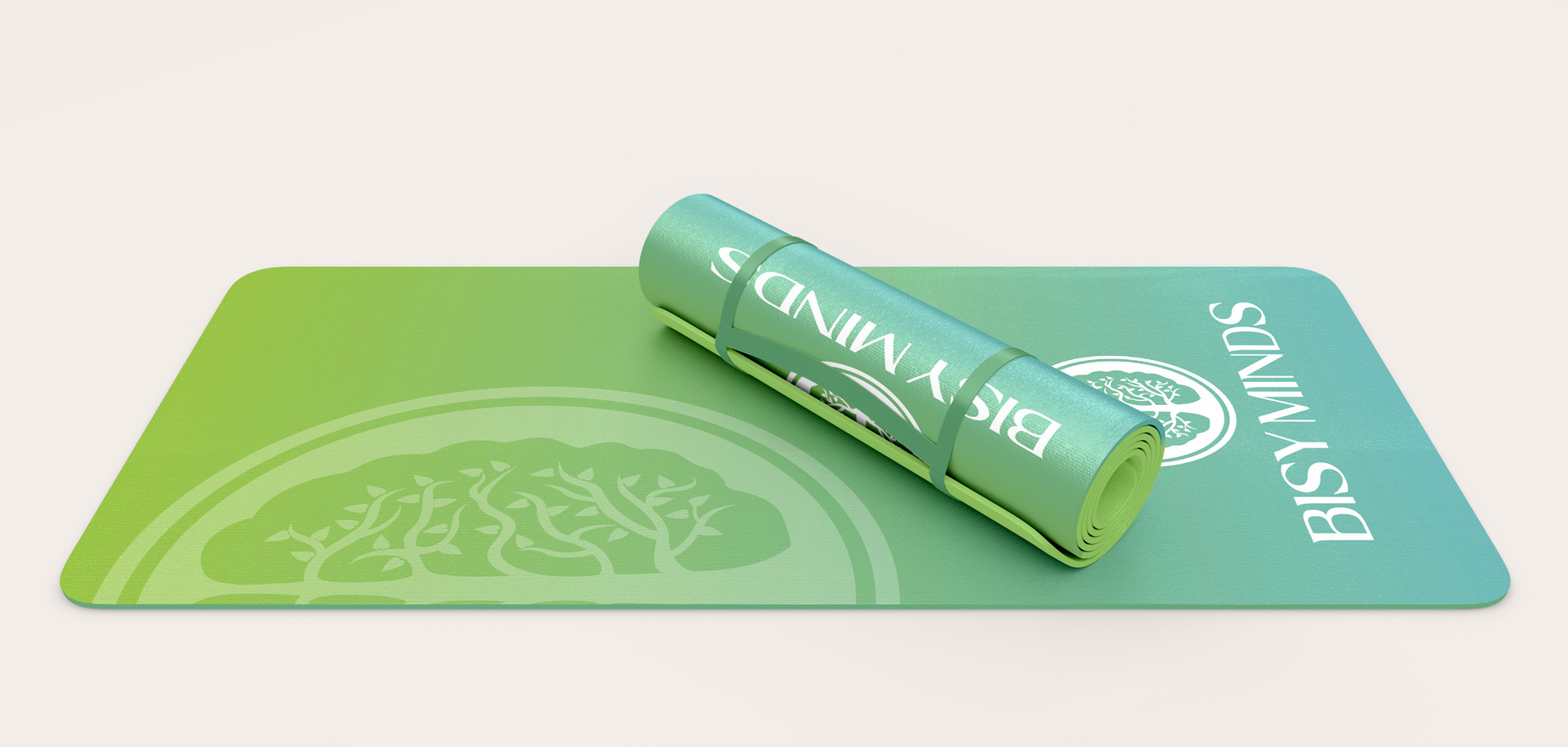 Bisy Minds Branded Yoga Mat