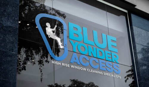 Blue Yonder Access Logo Design Mockup