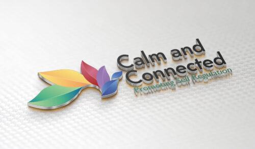 Calm and Connected Logo Mockup