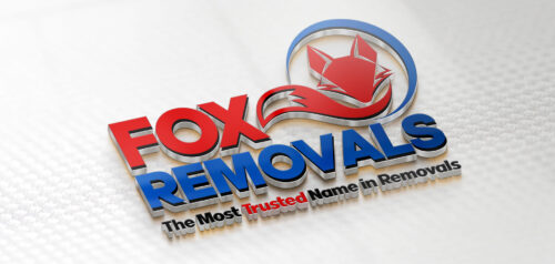 Fox Removals Logo Design Mockup