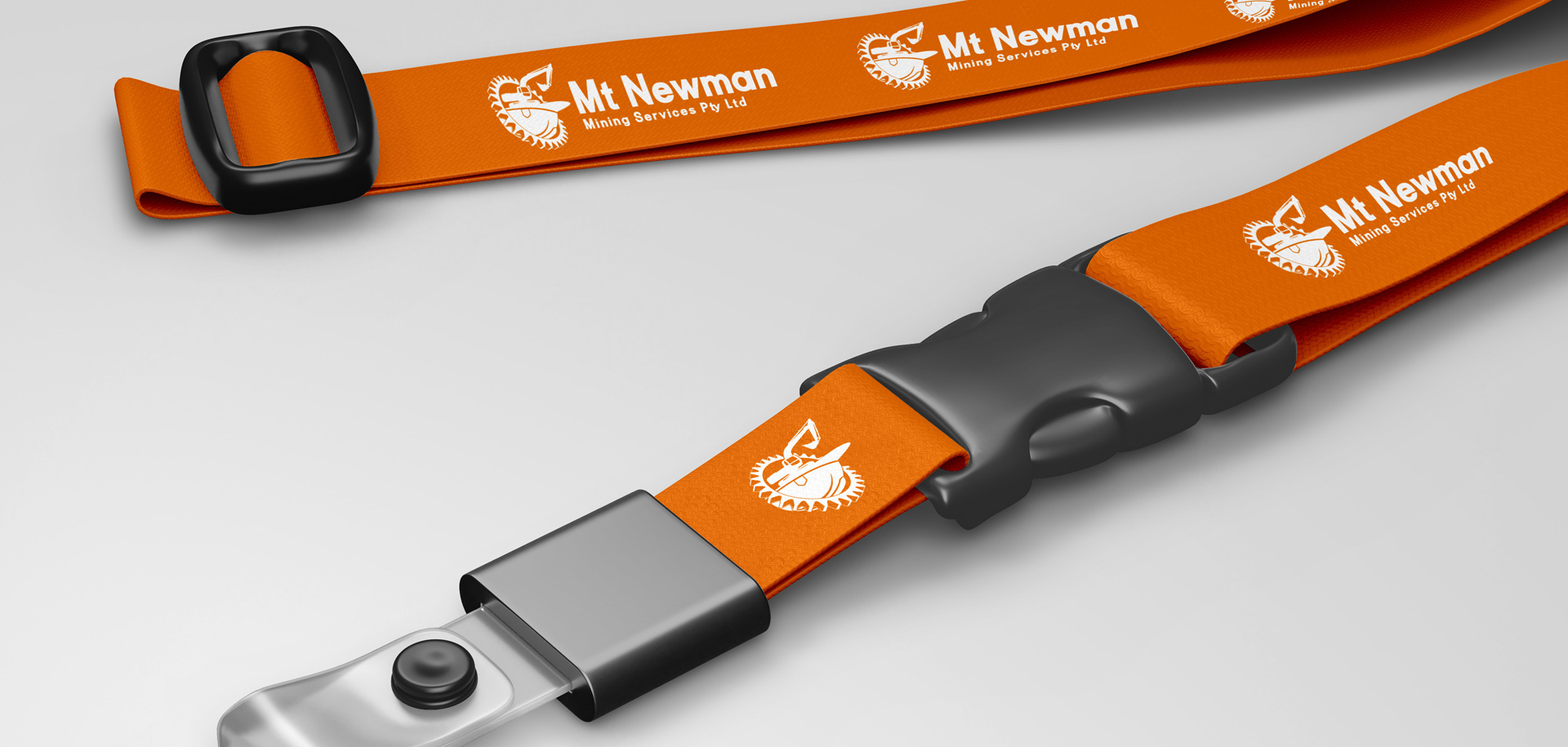 Mt Newman Mining Services Branded Lanyard