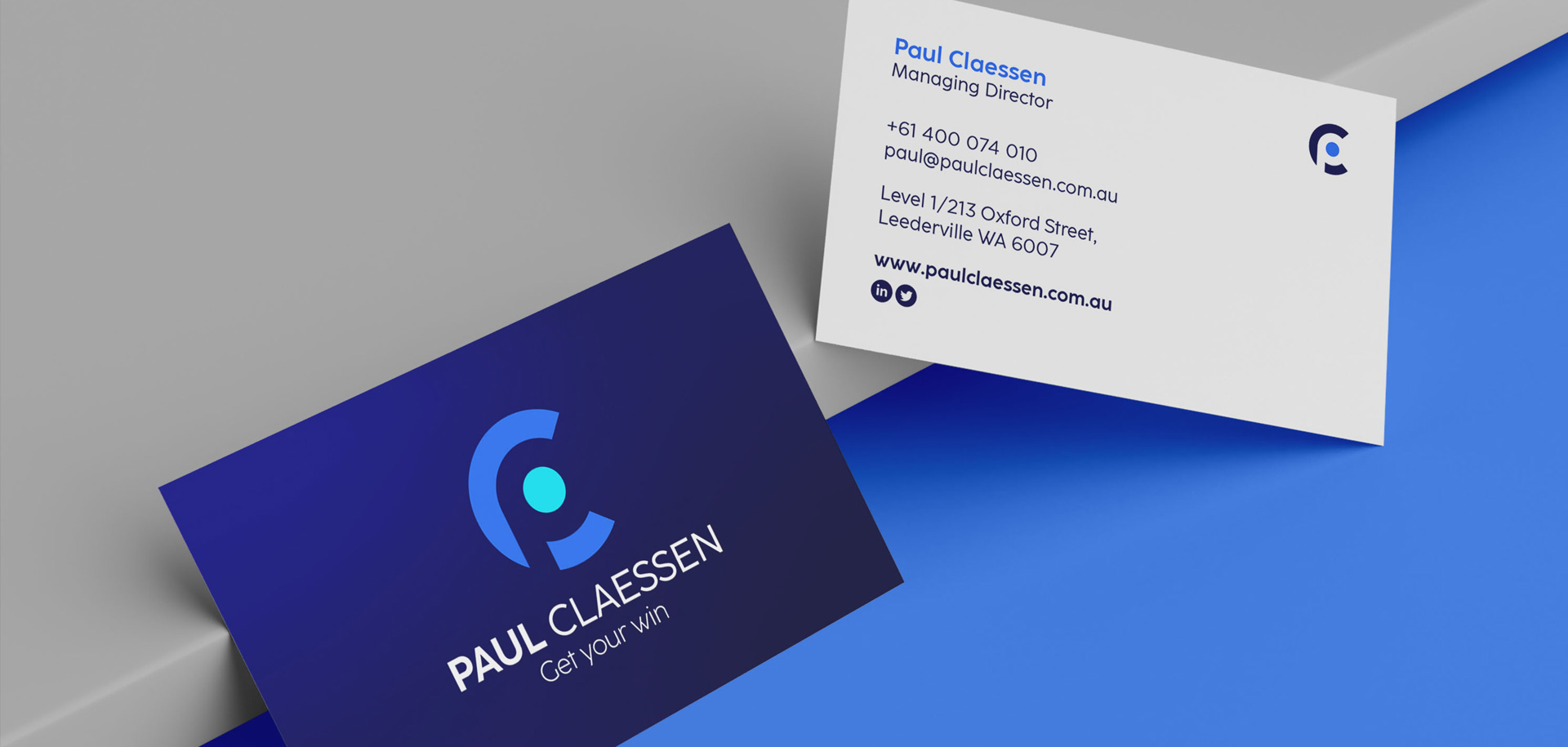 Paul Claessen Business Card Design